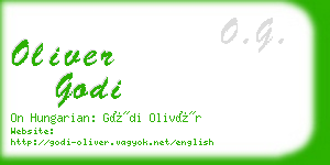 oliver godi business card